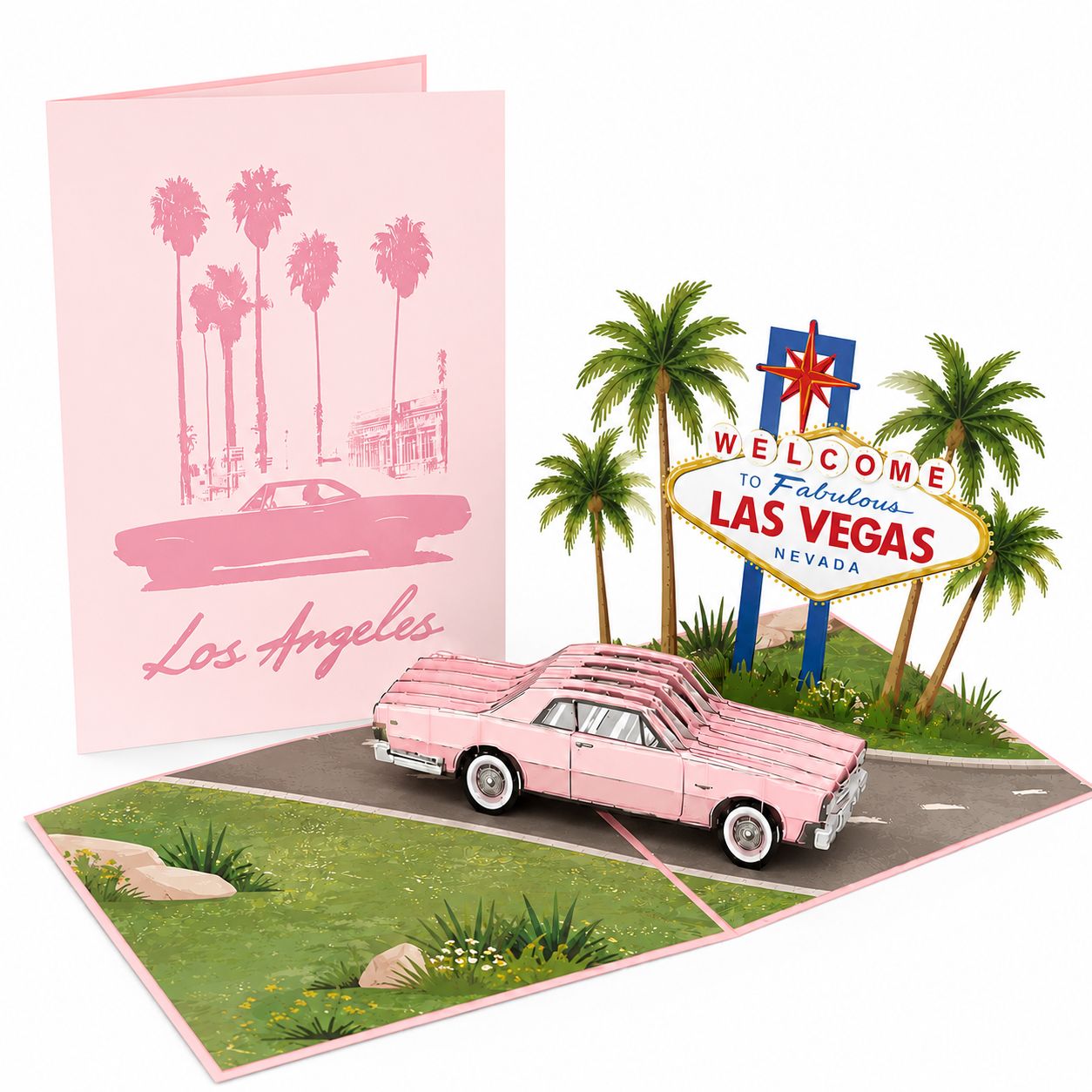 Las Vegas Classic Car Pop Up Card