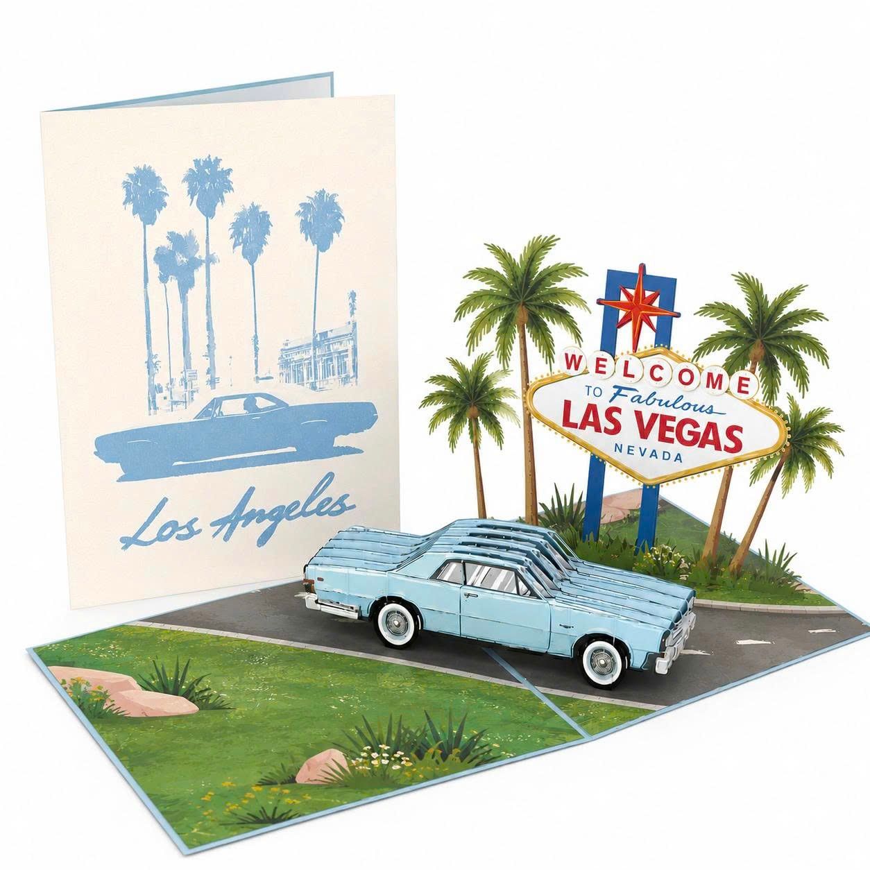 Las Vegas Classic Car Pop Up Card